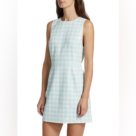 Alice and Olivia Clyde Houndstooth Dress | Size 6 - Picture 3 of 7